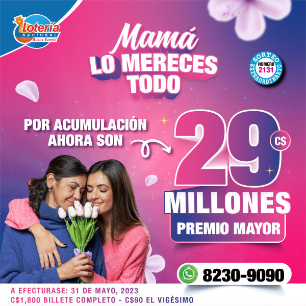 “Porque Mamá lo merece todo”, ahora vamos por 29 millones