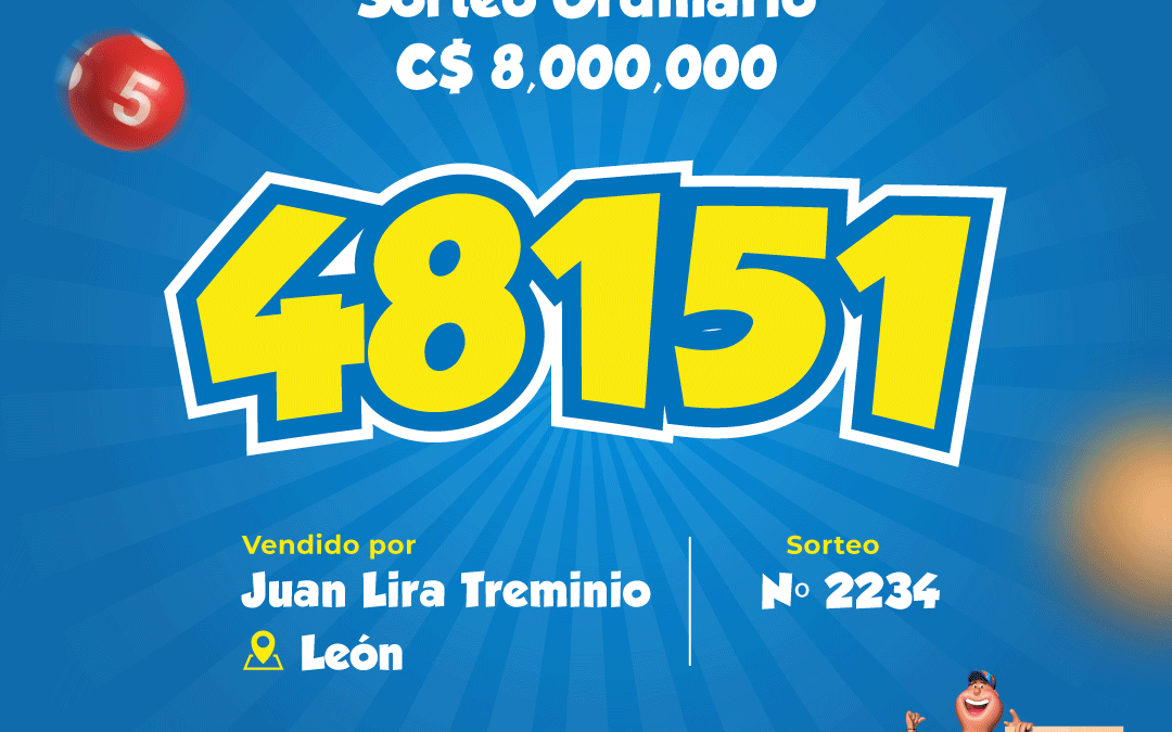 El occidente esta de suerte, León se quedó con los 8 millones de córdobas