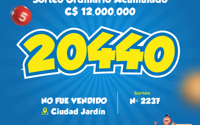 20 millones de córdobas por doble acumulado